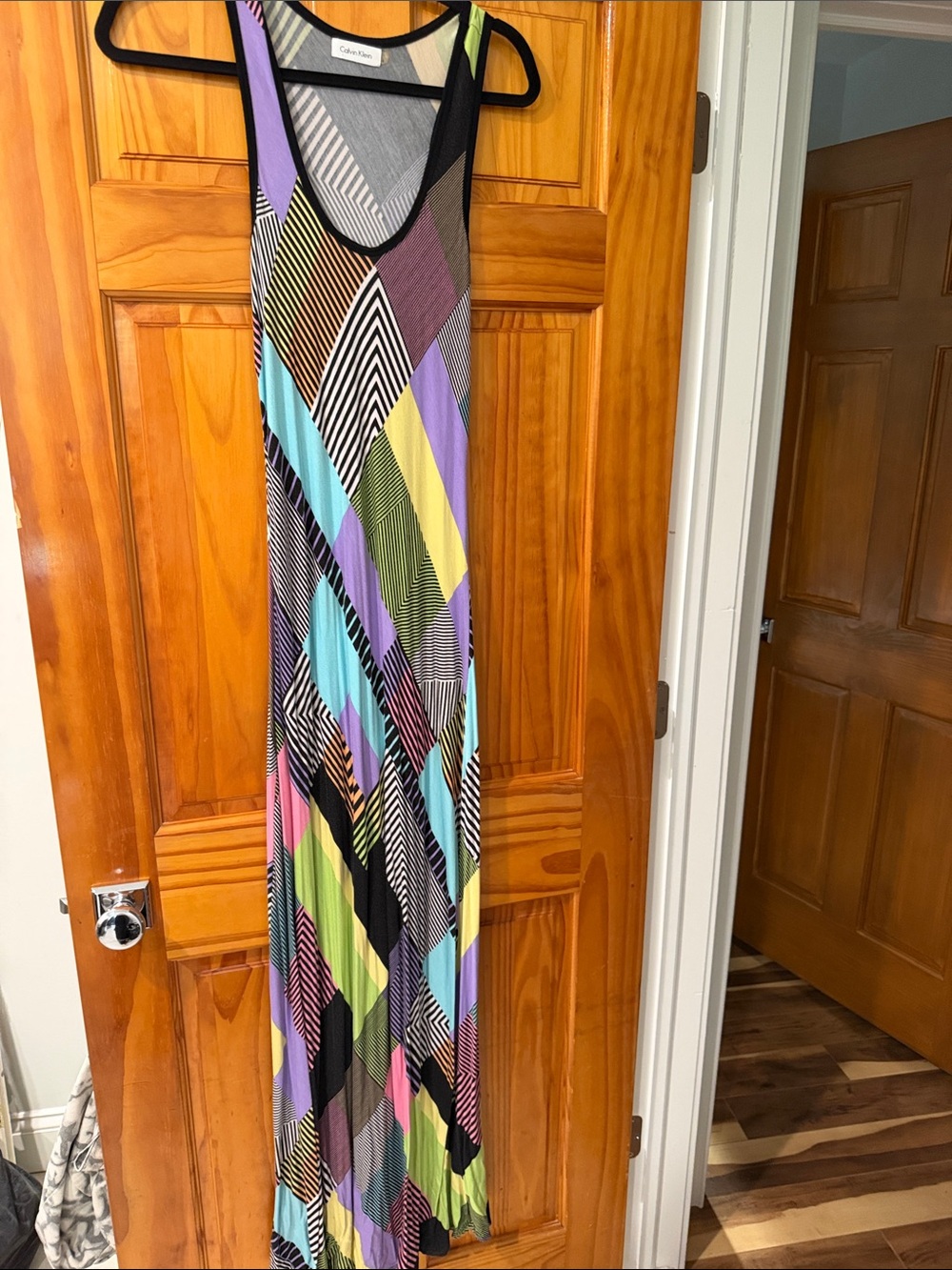 Calvin Klein Multicolor Geometric Maxi Dress